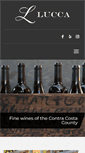 Mobile Screenshot of luccawinery.com
